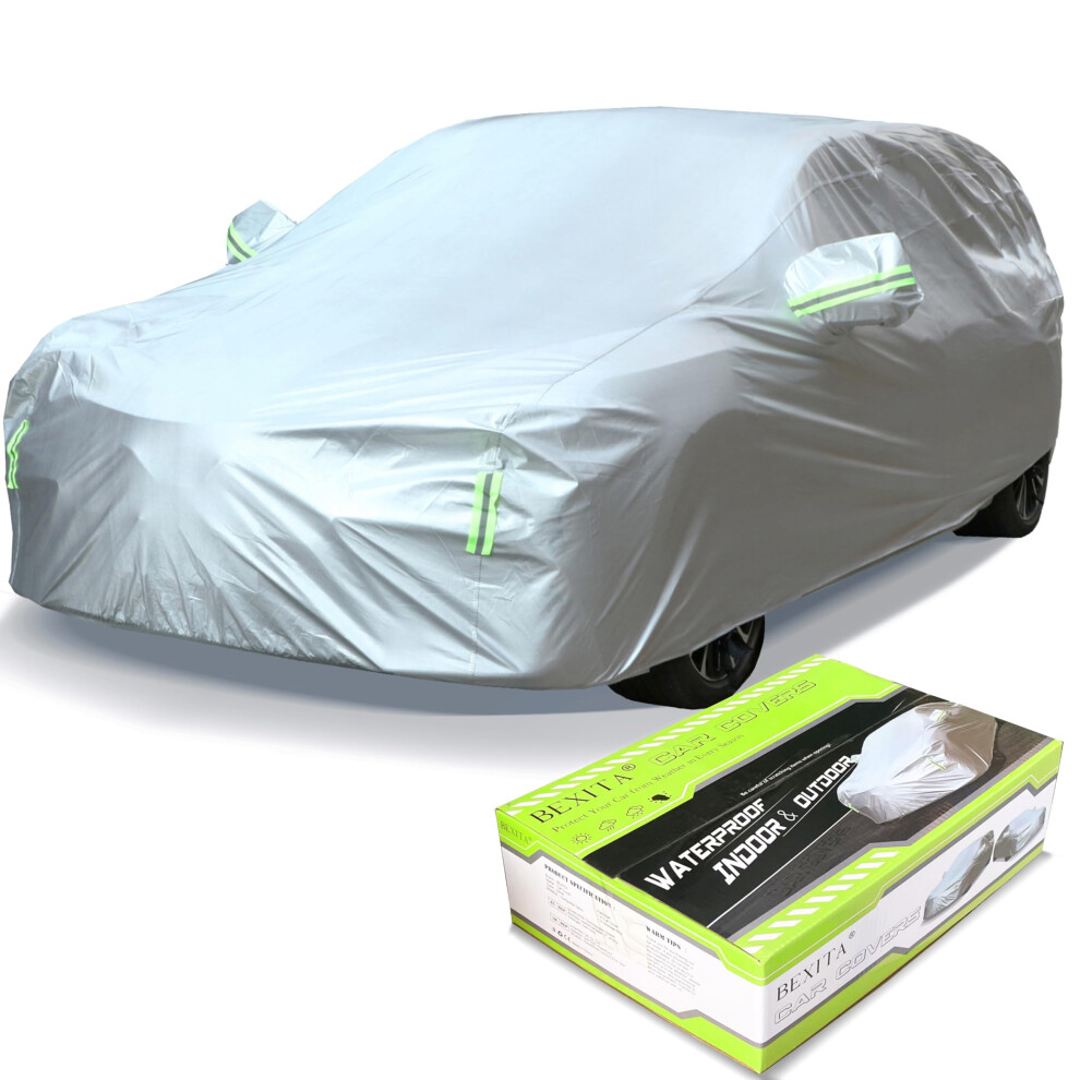 Bexita Suv Car Cover Waterproof For Automobiles Dustproof Windproof Snowproof Uv Protection Outdoor Indoor Full Car Covers Universal Fit For Suv 5051226474774