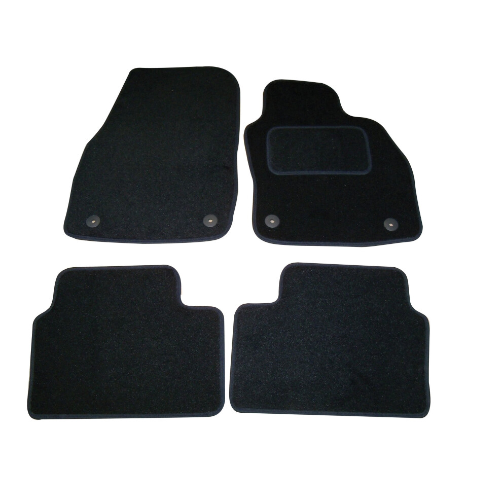 Sakura Car Mats For Vauxhall Astra Fits 2004 To 2009 Models - Black 5051226464171