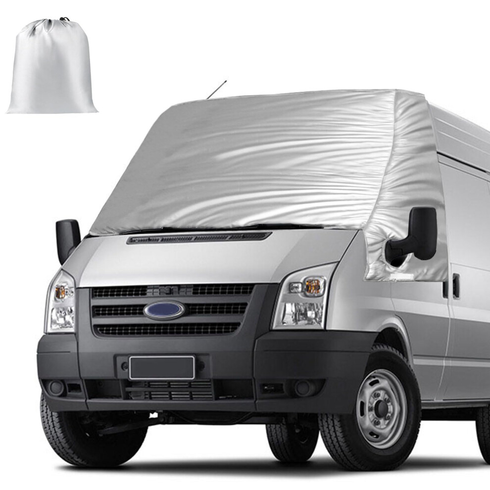 Opaltool External Thermal Windscreen Cover Compatible With Ford Transit Van Mk7 2006-2013 Silver 5051226478406