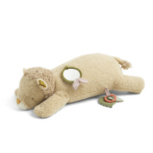 Mamas & Papas Tummy Time Pillow, Interactive Soft Baby Pillow with Integrated Rattle, Lenny Lion