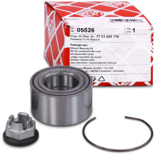 febi bilstein 05526 Wheel Bearing Kit with castle nut and circlip, pack of one