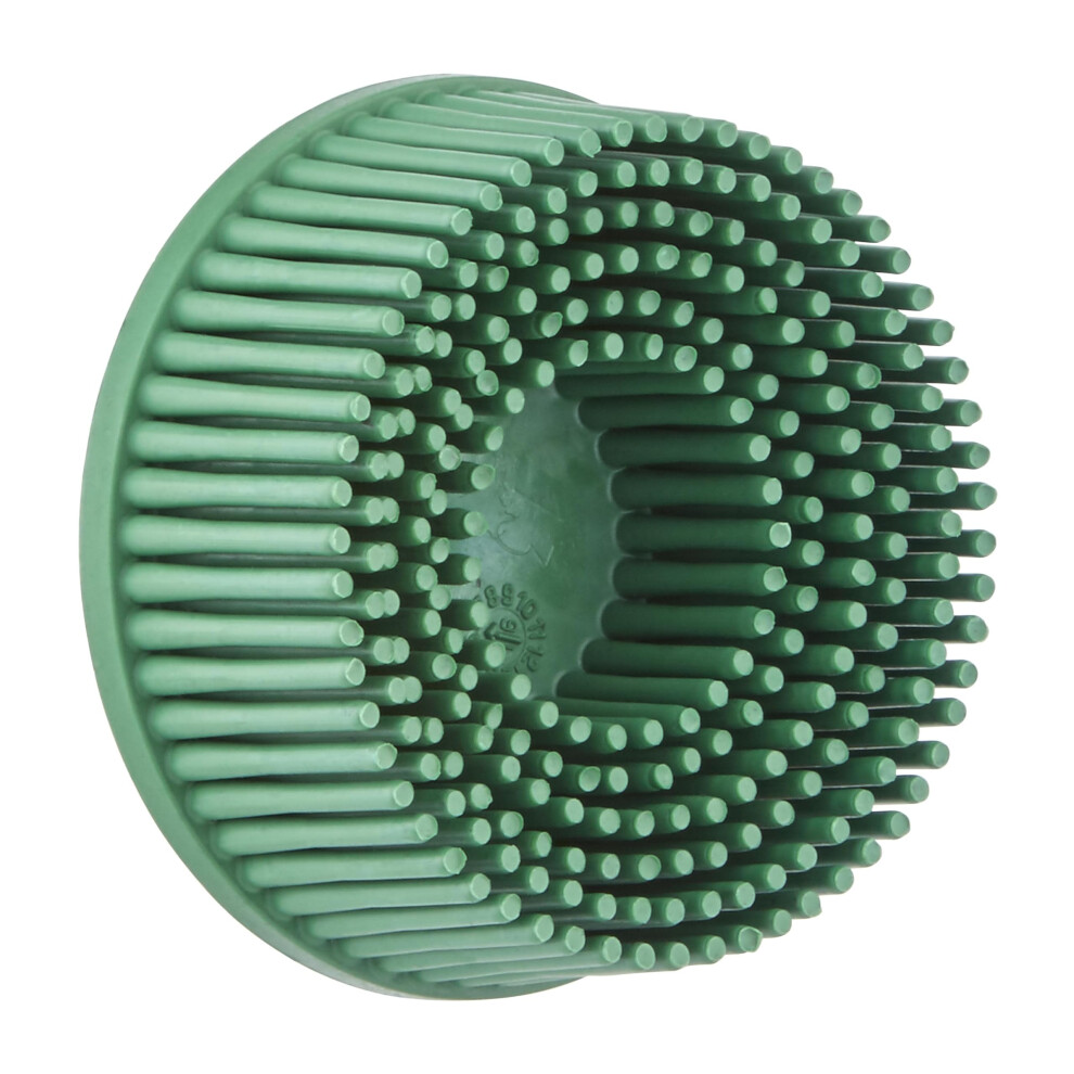 Scotch-Brite Roloc Bristle Disc Rd-Zb, Tr, 50 Mm X 15.9 Mm, Tapered, 10 Per Package Green 5051226467813
