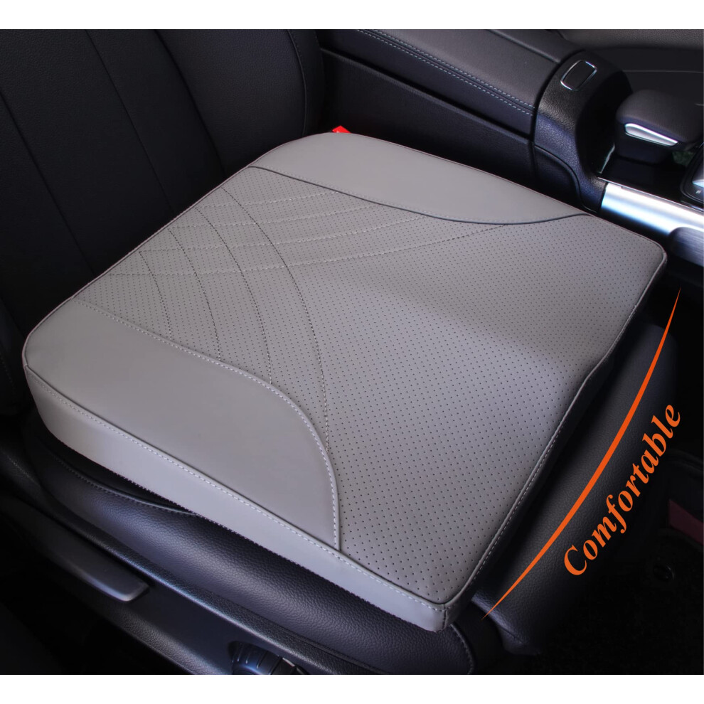 Kingphenix Premium Car Seat Cushion, Memory Foam Driver Seat Cushion To Improve Driving View- Coccyx & Lower Back Pain Relief - Seat Cushion For Car 5051226469930