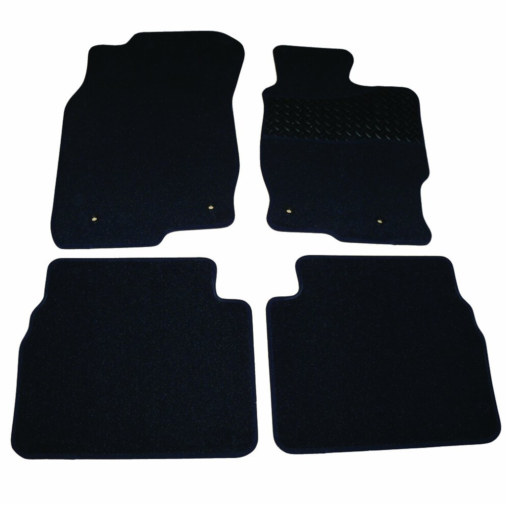 Sakura Carpet With Rubber Heelpad Mat Set For Mazda 6 08-On - Black 5051226482571