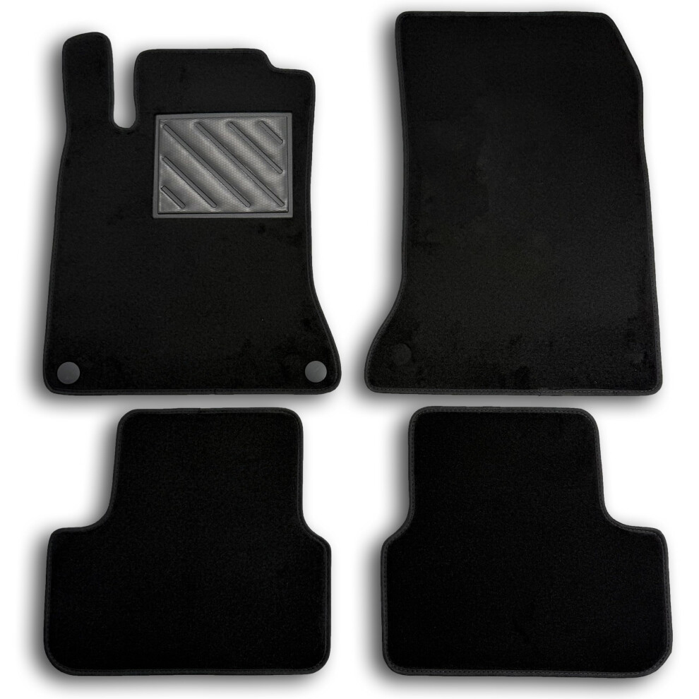 Mercedes Cla Class 2013 & Gla X156 2014- Tailored Mats, Reinforced Rubber Heel Pad And Fixing Buttons 5051226480591