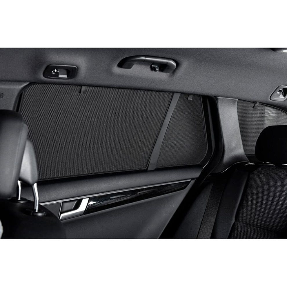 Set Car Shades (Rear Side Doors) Compatible With Volkswagen Golf Viii 5 Doors 2020- (2-Pieces) Custom-Fit Sunshades For Cars 5051226477812