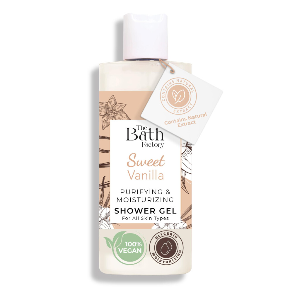 The Bath Factory ,Sweet Vanilia Shower Gel,13.5 Floz