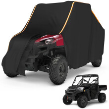 Ranger Cover 2-seat, Kemimoto UTV Covers Waterproof All Weather Storage with Reflective Strip Compatible with Polaris Ranger RZR Protect Your SxS