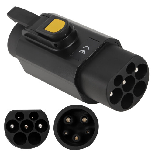 Jiacheng Type 2 to Type 1 EV Adapter