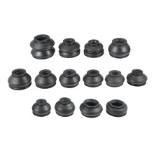 A ABSOPRO Universal Car Turn to Rod Arm Ball Joint Head Dust Protection Car Suspension Steering Parts Rubber Black