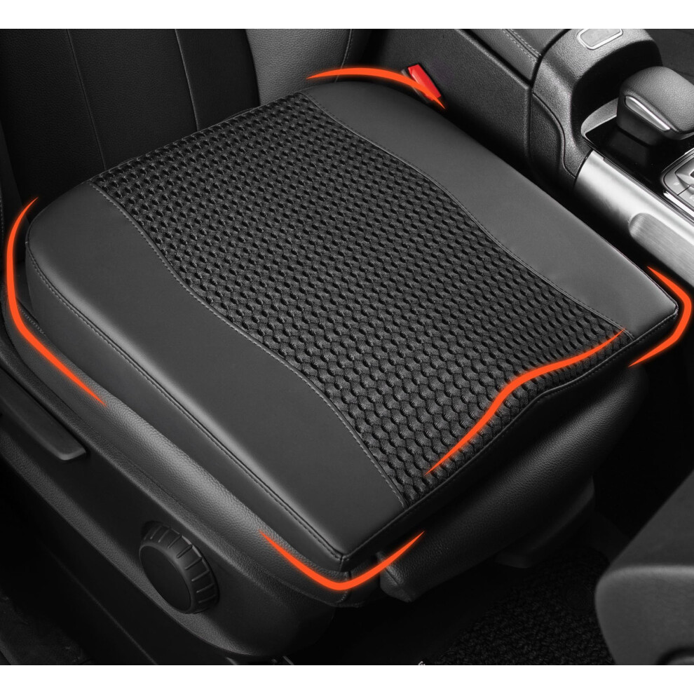Lofty Aim Car Seat Cushion, Comfort Memory Foam Car Cushions For Driving - Sciatica & Lower Back Pain Relief, Driver Seat Pillow For Vehicles 5051226469787