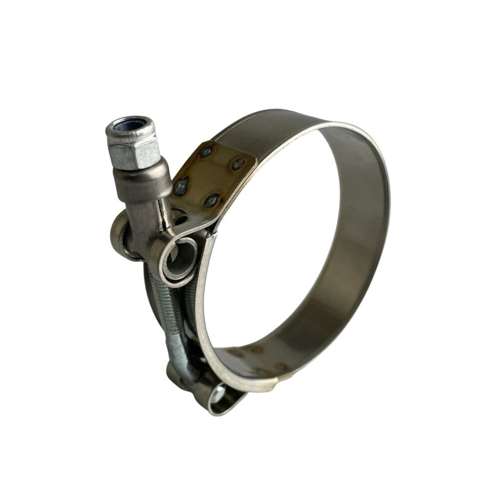 Bolzta Part-Stainless Steel T Bolt Hose Clamp For Industrial Machinery & Exhaust Clip 82-90Mm X1 5051226499456