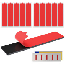 FIXCHORD Number Plate Sticky Pads, 10 x License Plate Sticky Foam Pads, License Plate Adhesive Pads, Extra Strong Double Sided Number Plate Tape Heav