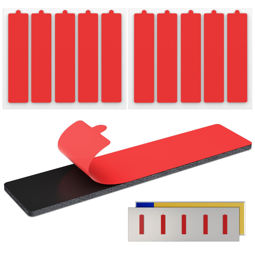 Fixchord Number Plate Sticky Pads, 10 X License Plate Sticky Foam Pads, License Plate Adhesive Pads 5051226502019