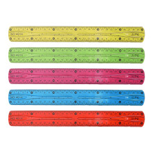 12" Flexibele plastic liniaal 30cm Metrisch/Imperiaal