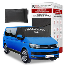 VW T6 Windscreen Cover - Windscreen Frost Protector/Van Screen Cover Winter and Frostblocker For 2015 Onwards Volkswagen Transporter, Caravelle