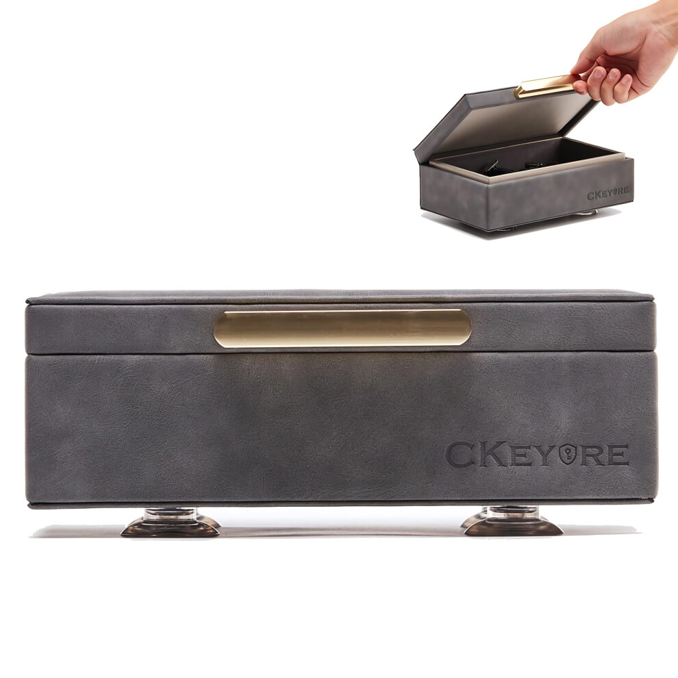 Ckeyure Key Box | Faraday Box For Car Keys | Car Key Signal Blocker Box | Rfid | Magnetic Closure | Signal Blocking For Car Security 5051226472671
