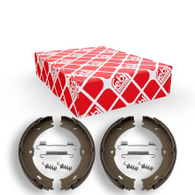 febi bilstein 32851 Brake Shoe Set for parking brake, with additional parts, pack of two