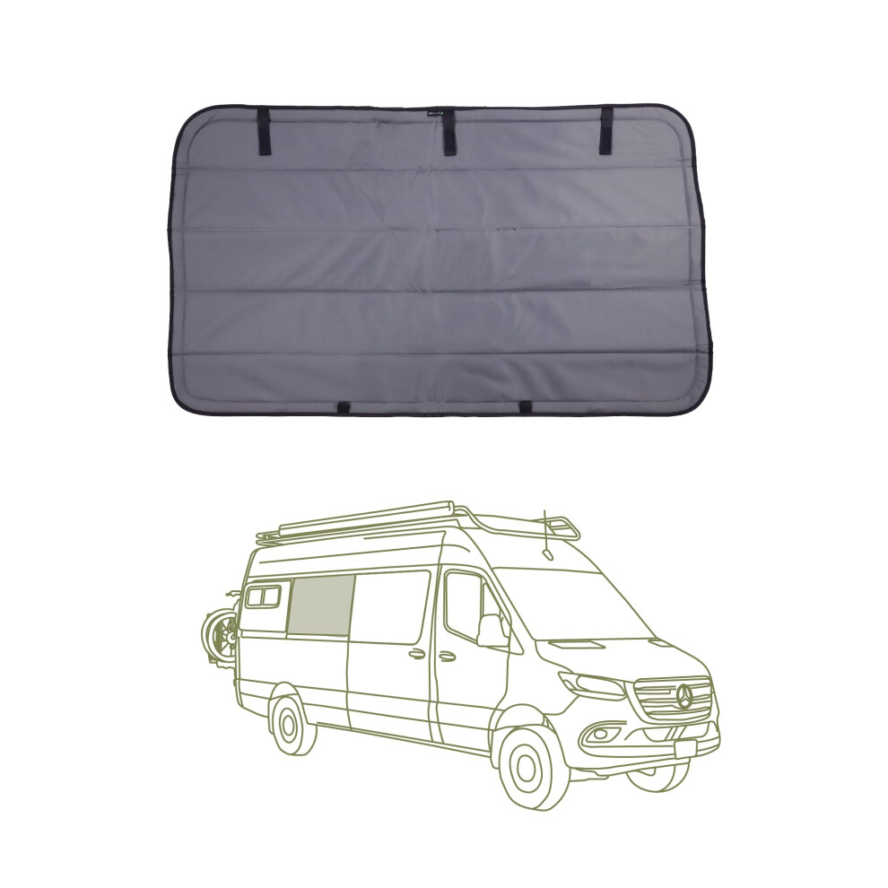 Vanessential Insulated Stealth Blackout Magnetic Window Cover Designed For Mercedes-Benz Ncv3 & Vs30 (170 Length Van) Middle Window (Right Hand Side) 5051226479434