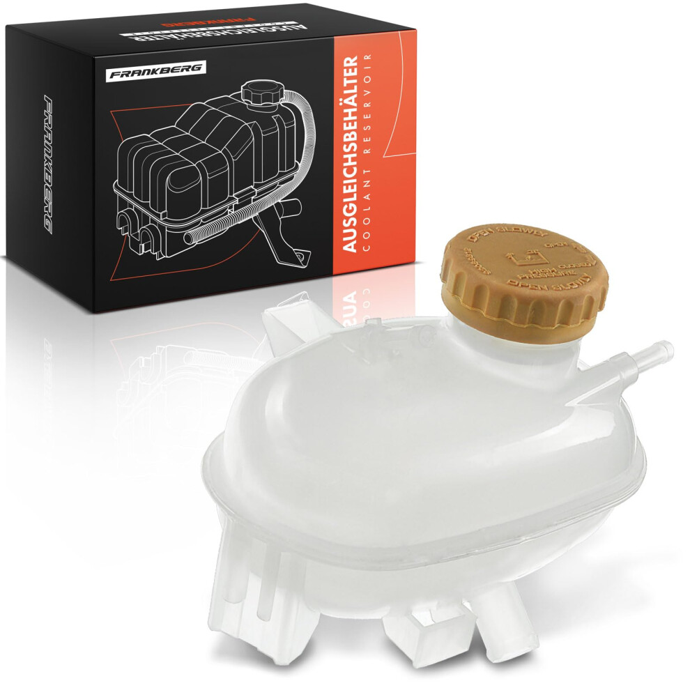 Frankberg Radiator Expansion Tank With Cover Compatible With Agila A H00 2003-2007 Combo Tour 2004-2011 Corsa C F08 F68 2000-2009 Corsa C Box F08 W5l 5051226502637