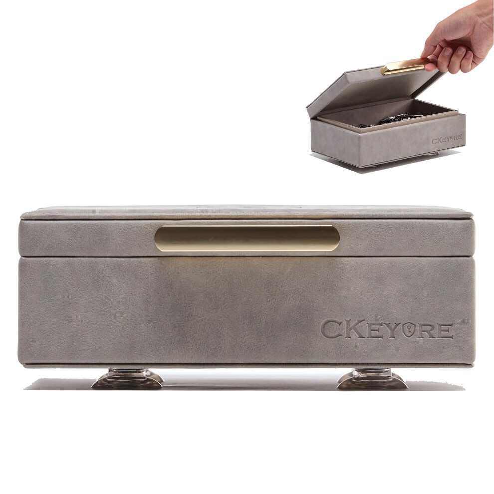 Ckeyure Key Box | Faraday Box For Car Keys | Car Key Signal Blocker Box | Rfid | Magnetic Closure | Key Safe | Signal Blocking For Car Security 5051226472664