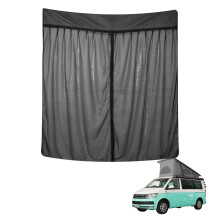 Opaltool Magnetic Van Bug Nets for VW T6/T6.1/ T6 California, Magnetic Tailgate Rear Door Fly Screen Net Mosquito Net with 4-Sided Magnets for