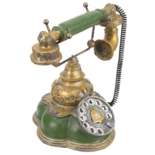 Vintage Rotary Phone Decor Resin Prop 1 Set