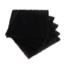 SimpleLife 5 pieces Universal Black Activated Carbon Foam Sponge Air Filter Impregnated Sheet Pad