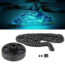 Centrifugal Clutch with Chain Screw Motorbike Clutch & Accessories Set, Centrifugal Clutch 3/4" Bore 12 Tooth #35 Chain Screw Set for Go Kart Mini