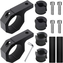 DAOKAI Light Bar Mount Kit 19-32mm Universal Work Light Tube Clamp Aluminium Mounting Brackets,Spotlight Extension Pole,for Off-Road Vehicles Car