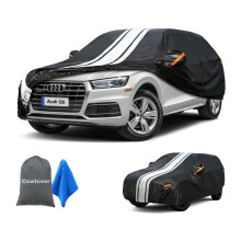 Cowtcver SUV Car Cover Waterproof Breathable Allweather, Outdoor Cover Custom Fit Audi Q5 2008-2026
