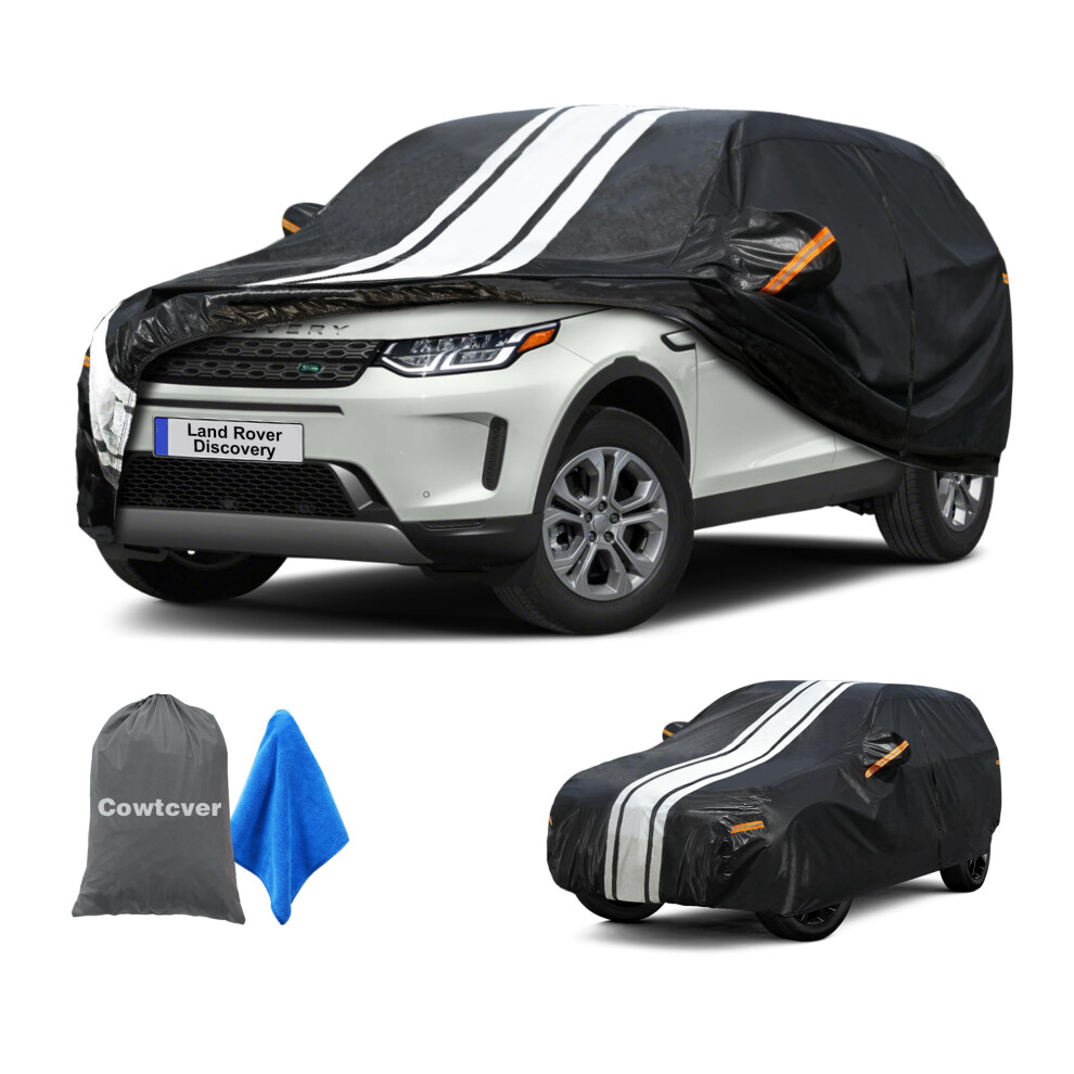 Cowtcver Suv Car Cover Waterproof Breathable Allweather, Outdoor Cover Custom Fit Land Rover Discovery 2004-2026 5051226474361