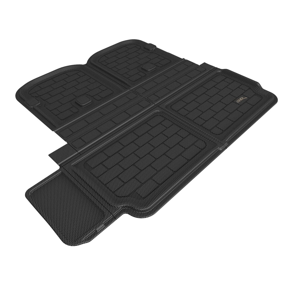 3D Maxpider Custom Fit Cargo Liner For Tesla Model X 2022 Behind 2Nd Row Cross Fold Kagu Cargo Liner Black 5051226480669