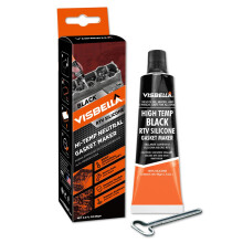 Visbella Gasket Maker Oil Resistant Sensor Safe Neutral RTV Silicone Sealant Non-Corrosive High Flexibility Ideal for Domestic & Older Vehicles 99g (