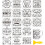 Transferts rétro à frotter, 18 feuilles, 9,1 x 9,9 cm 1