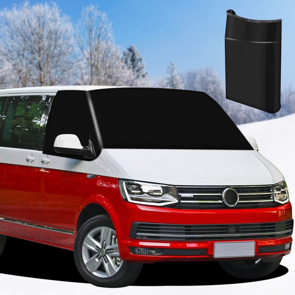 Maxearn For T5 Front Windscreen Wrap Cover, 600D Oxford Fabric Blackout Waterproof Car Windshield Cover 5051226478192