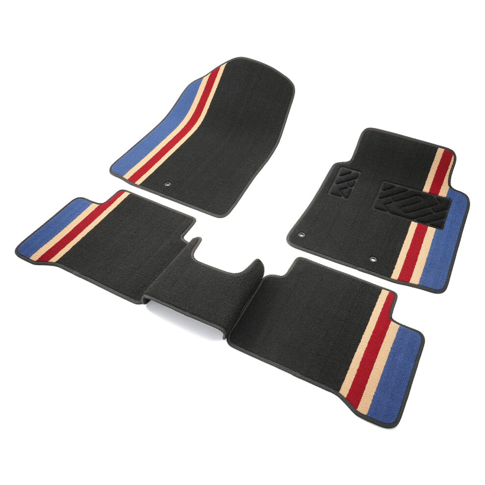 Crokomat Car Mats Fit Hyundai Ioniq Hybrid 2016-2022 Luxury Floor Mats Velour Carpet Water Proof Wear-Resistant Car Accessories For 2016 2017 2018 5051226480935
