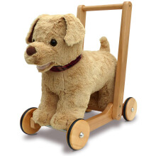 Little Bird Told Me - Dexter Dog Award Winning Baby Walker/Push Along/Ride On for Toddler 12+ Months Unisex - 2-in-1 Soft Toy on Wheels, Wooden Frame