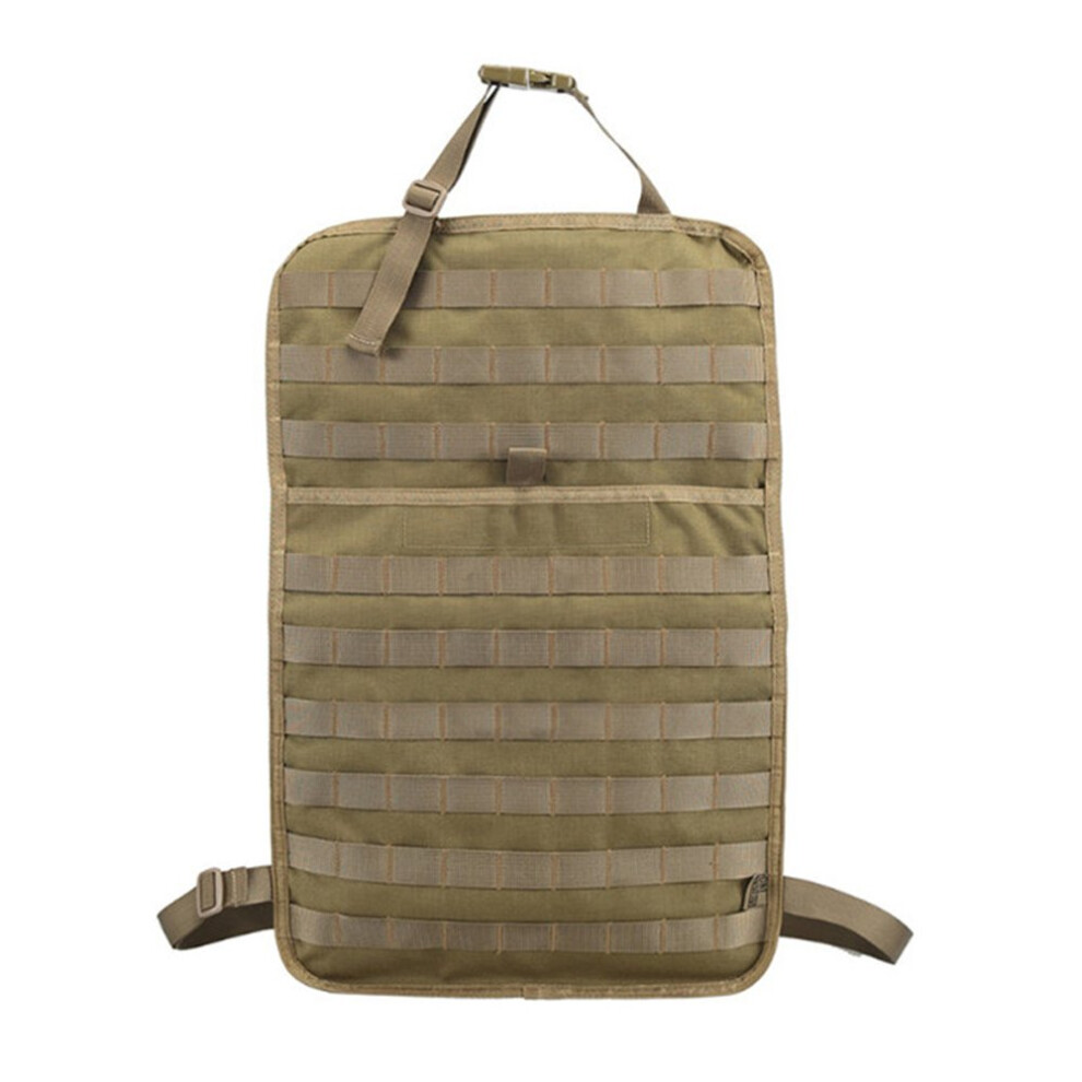 Tactical Molle Vehicle Front Seat Storage Car Seat Back Organizer Seat Cover Protector Huenco