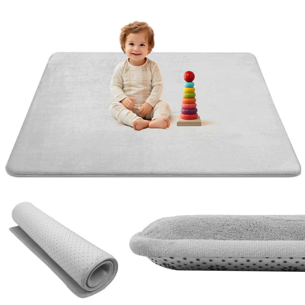 Ygjt Baby Play Mat, Baby Mats For Floor Play, Coral Velvet Playmats Non Slip Rug, Toddlers Activity Gym Playmats Crawling Mat, Gifts For Babies