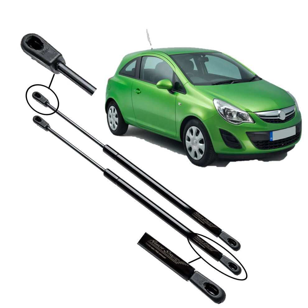 Ramor Strutz 2X Tailgate Gas Struts Compatible With A Vauxhall Corsa D Hatchback 2006-2014. Tailgate Gas Springs Replacement For 13182309 And Others. 5051226505829