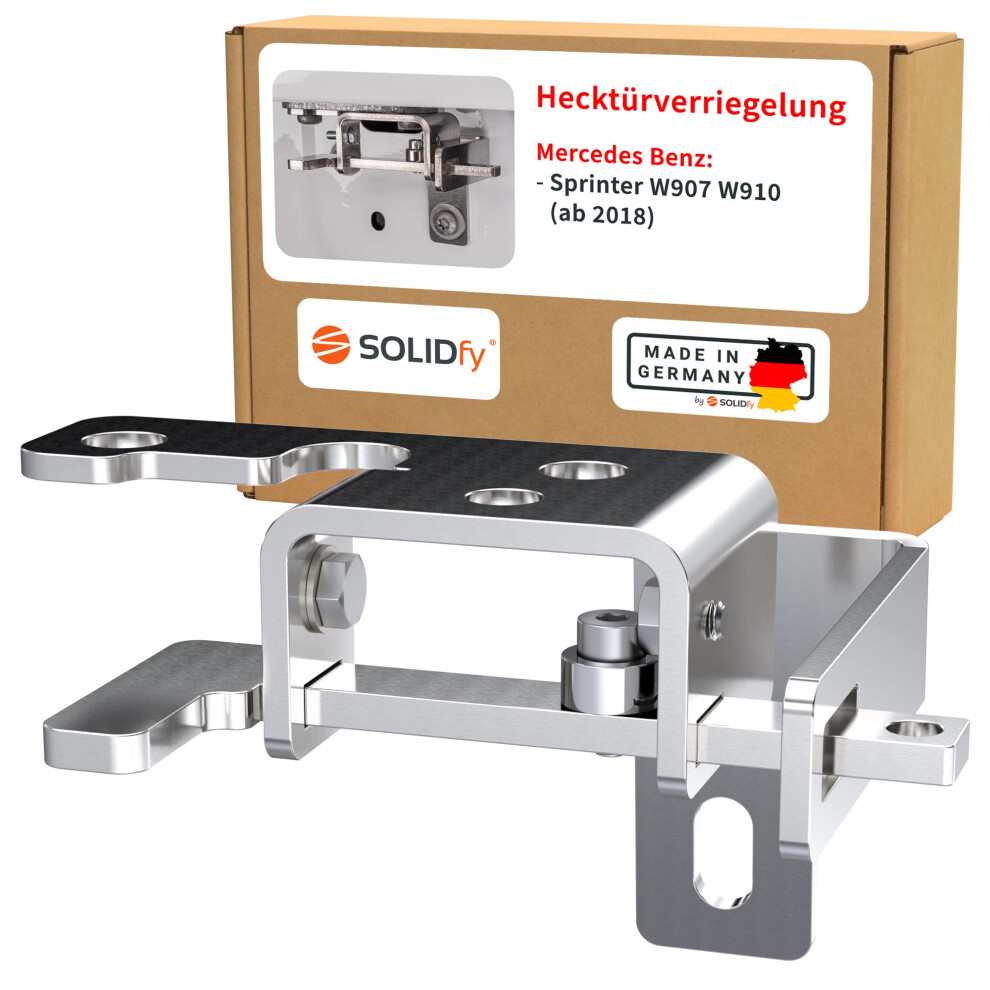 Solidfy - Rear Door Lock For Mercedes Sprinter W907 W910 (Vs30) | Rear Door Burglary Protection Security Caravan Camper 5051226469466