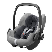 Maxi-Cosi Pebble Pro/Plus/Rock Car Seat Summer Cover, Fresh Grey. Lightweight Towelling Protective Seat Cover for Your Infant Carrier