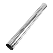 Motoforti 4.5" OD Straight Tubing DIY Custom Mandrel Exhaust Tube Pipe 45" Length T304 Stainless Steel Universal Fit Piping Silver Tone