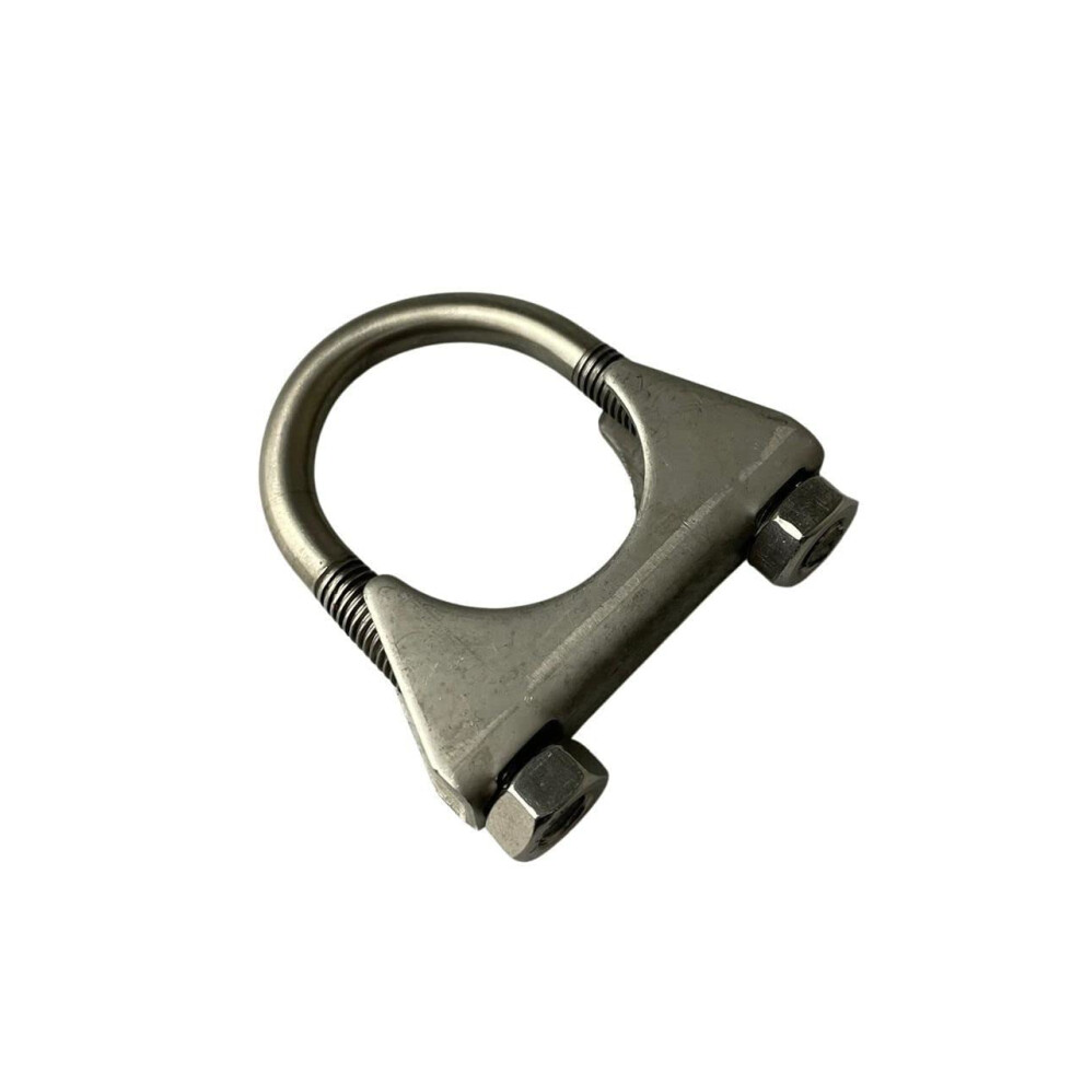 Boltza Stainless Steel 45Mm Universal Saddle Style U Bolt Clamp, Exhaust Heavy Duty Clamp With Nuts X1 5051226499692