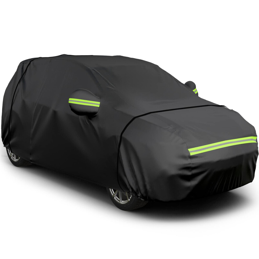 Favoto Suv Car Cover, Out Door Full Car Covers Waterproof Large With Right Side Zipper Sun Protection Windproof Exterior Covers Universal Fit 5051226475177