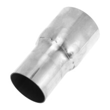 Motoforti 2.25'' OD to 2.75'' OD Mandrel Exhaust Pipe Adapter Concentric Reducer Car Exhaust Pipe Tubing Piping Adapter 5" Length 201 Stainless Steel