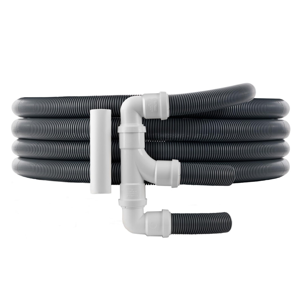 Bits4reasons New Model Double (Twin) Caravan/Motorhome Waste Water Outlet Pipe System With 4 Metre Site Pipe Option With Floplast Home Plumbing Grade 5051226500909