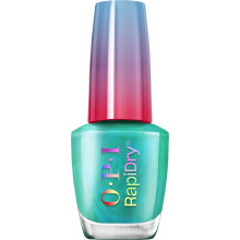 OPI RapiDry Speed of Bright | Smalto Blu Soft Shimmer Semitrasparente Asciugatura Rapida | Vegan