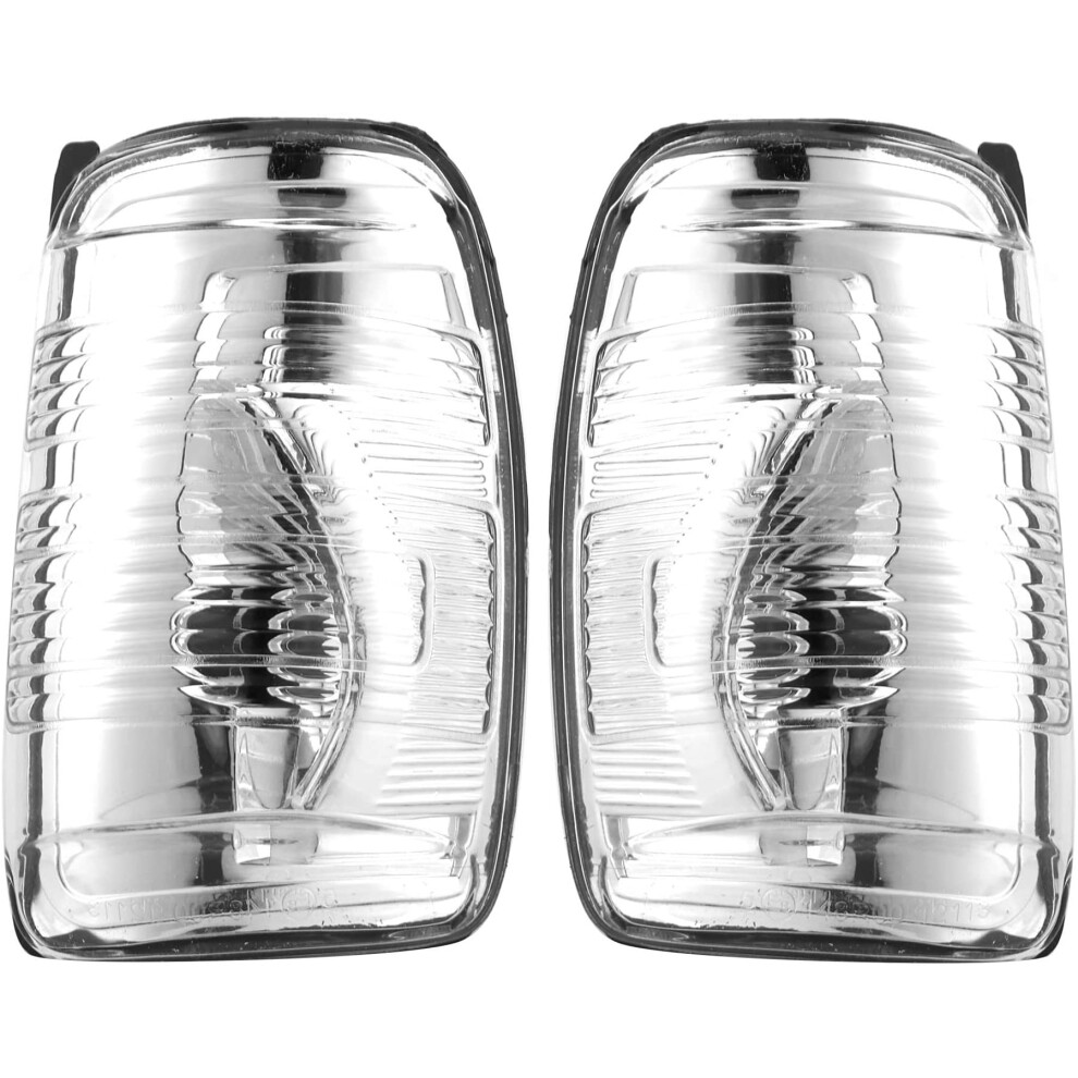 Biaren Wing Mirror Indicator Lamp Lens Clear Left Side And Right Side Set For Ford Transit Mk8 2019 Onwards Only Bk3113b382ab 1847389 Bk3113b381ab 18 5001481444746